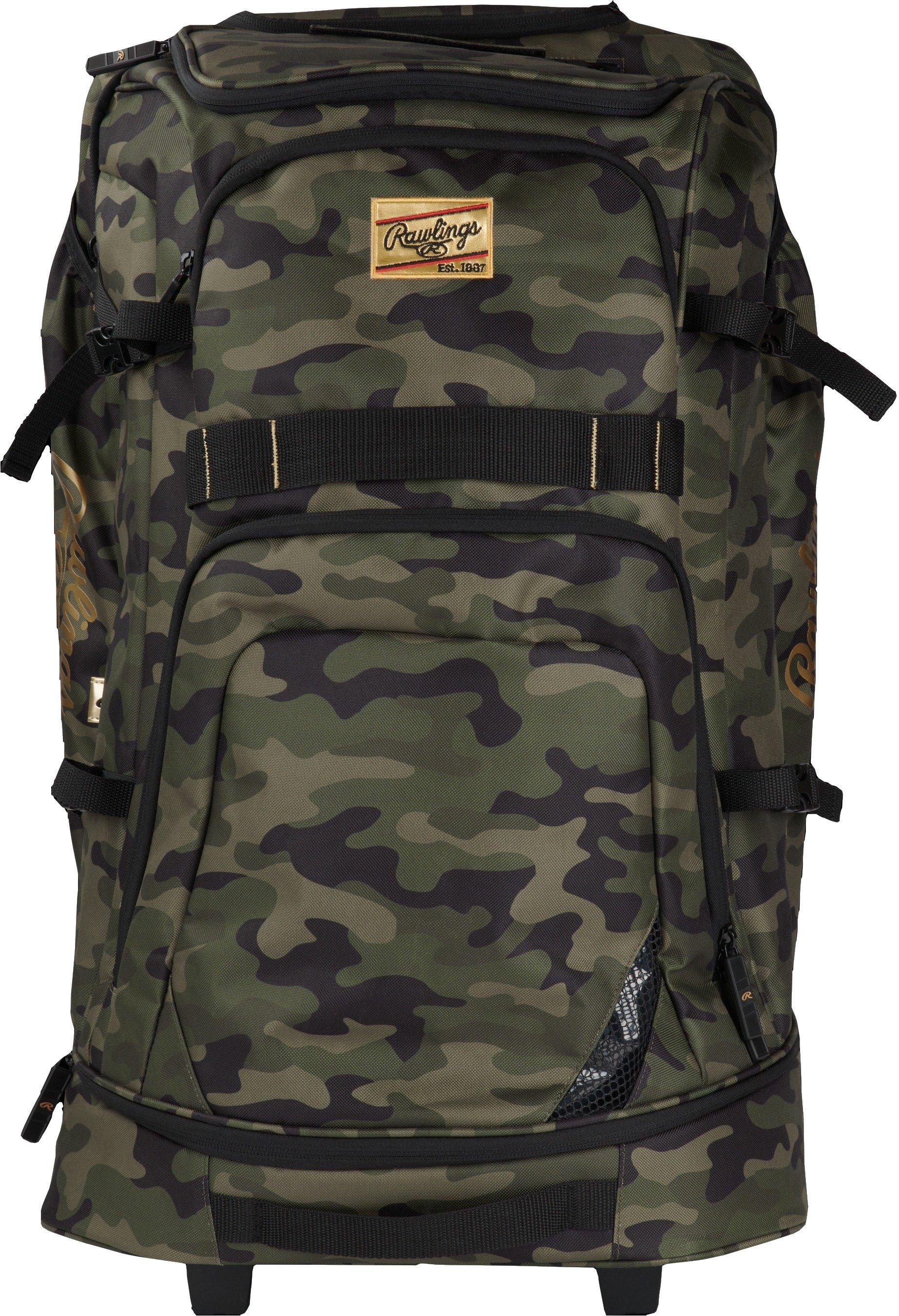 Rawlings Gold Collection 25" Wheeled Bag - GREEN
